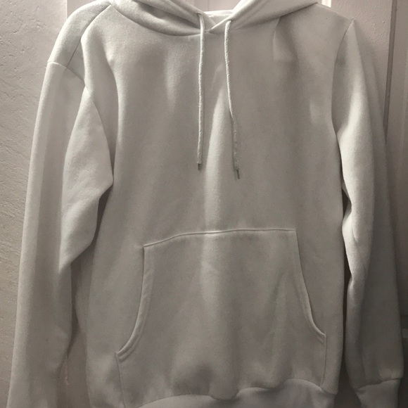 plain white mens hoodie